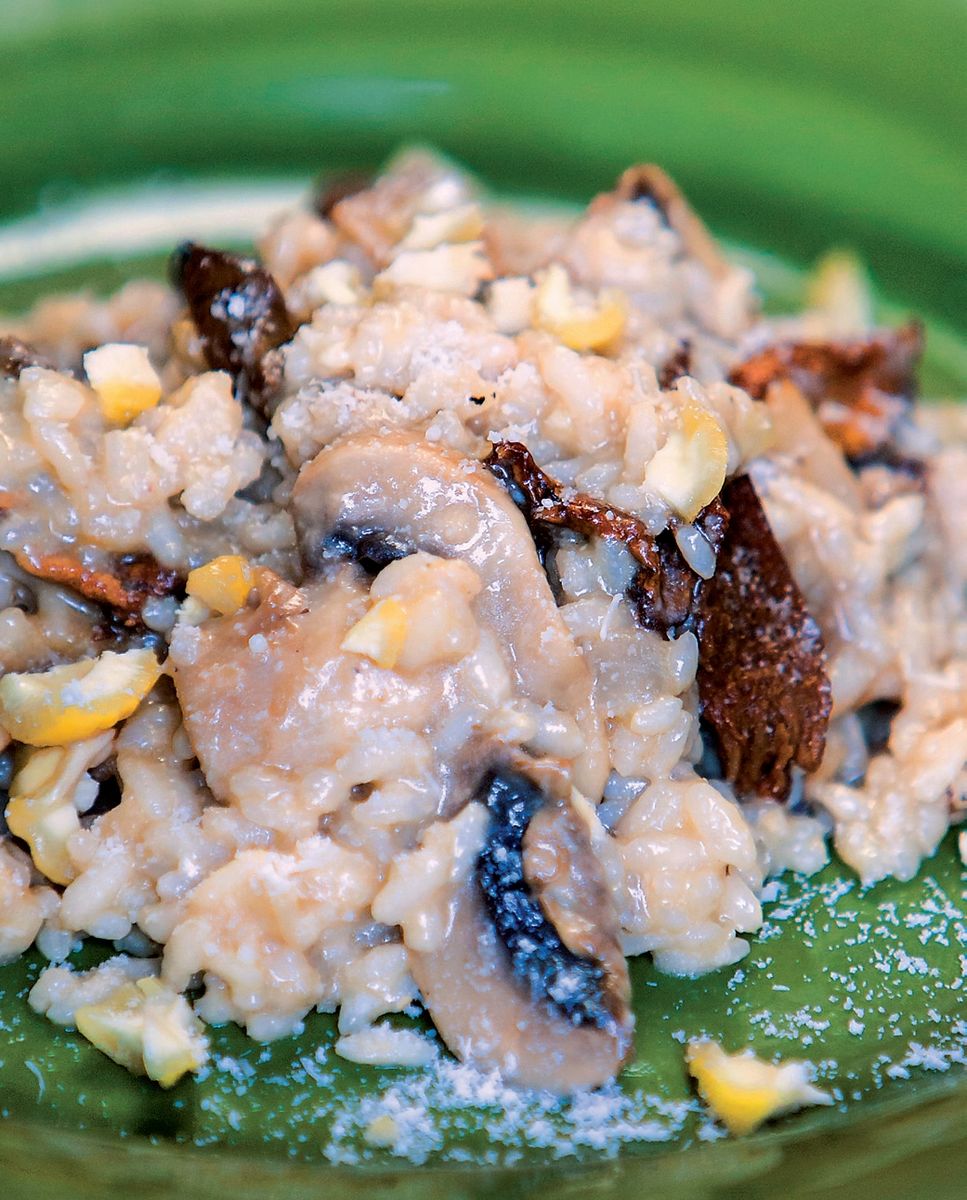 Risotto de cogumelos