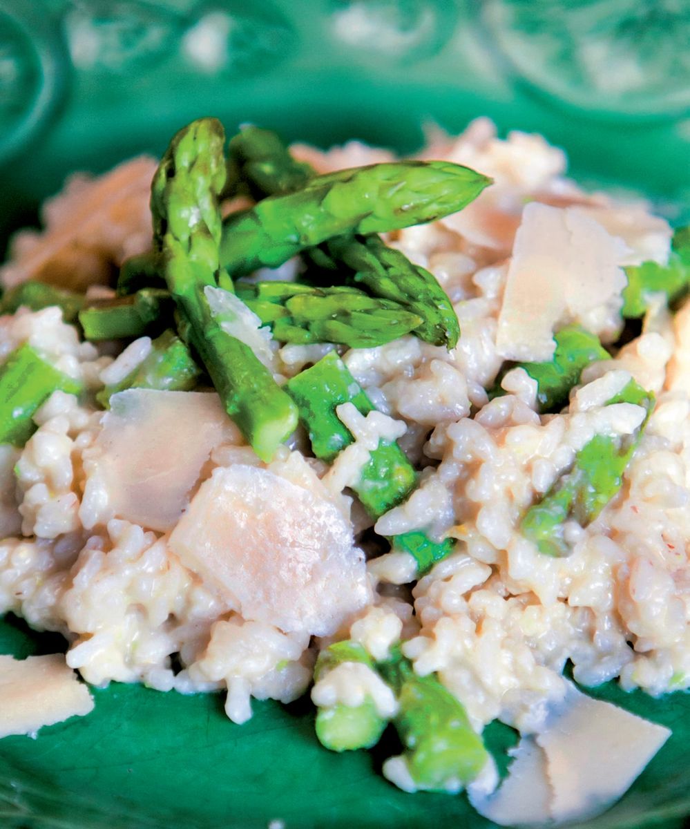 Risotto de espargos