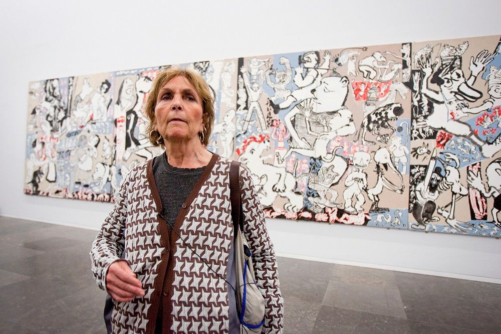 Paula Rego fotografada em Cascais, Casa das Histórias (Carlos Manuel Martins/Global Imagens)