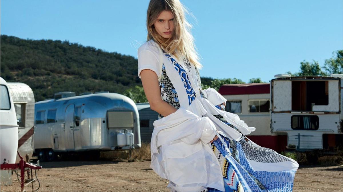 Kenzo filma no deserto da Califórnia