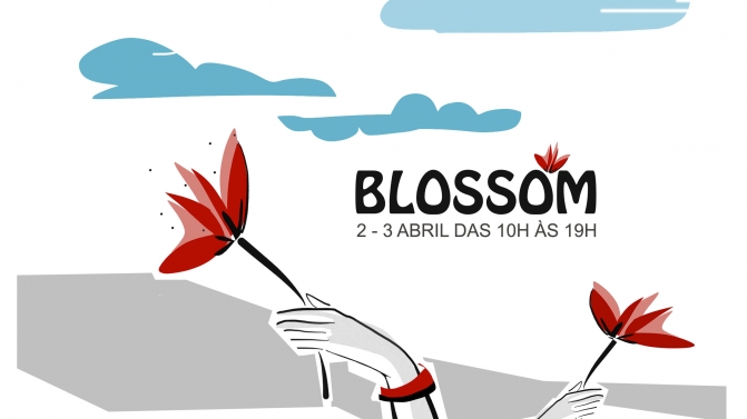 Cartaz Mercado Crafts & Design: Abril 2016 – Blossom