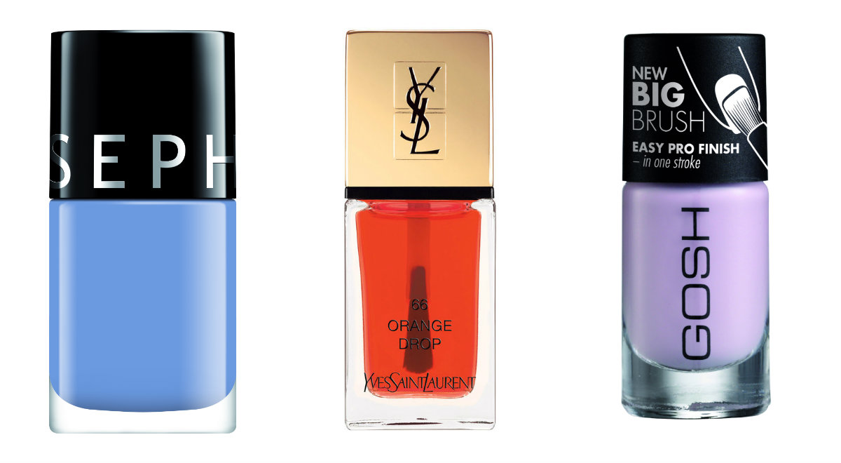 Estas são as cores de verniz para esta primavera