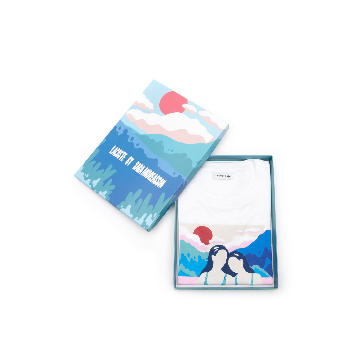 Lacoste: coleção de t-shirts com ilustrações de Sara Andreasson