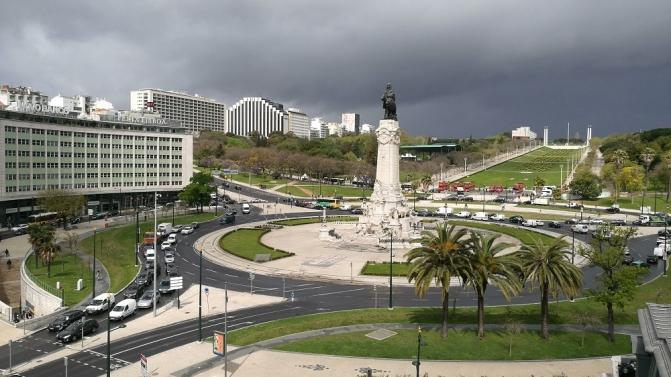Praça do Marquês de Pombal, em Lisboa