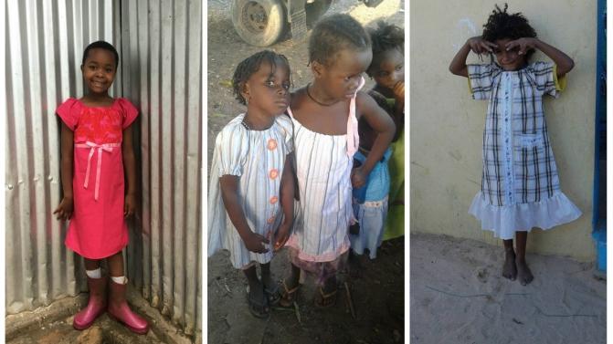 Na imagem, esquerda para a direita, estão meninas do Quénia, Guiné-Bissau e da Mauritânia