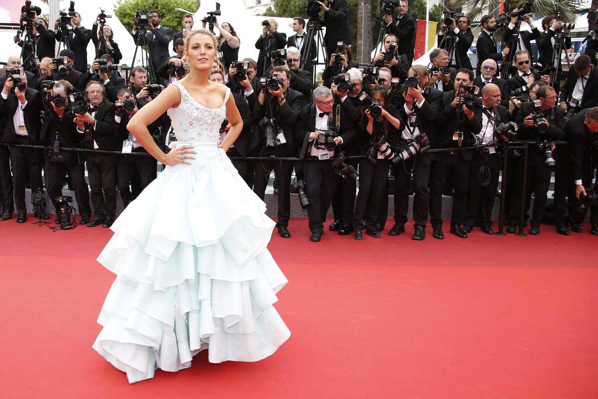 Blake Lively na exibição do filme 'Slack Bay' (Foto: SEBASTIEN NOGIER / EPA)