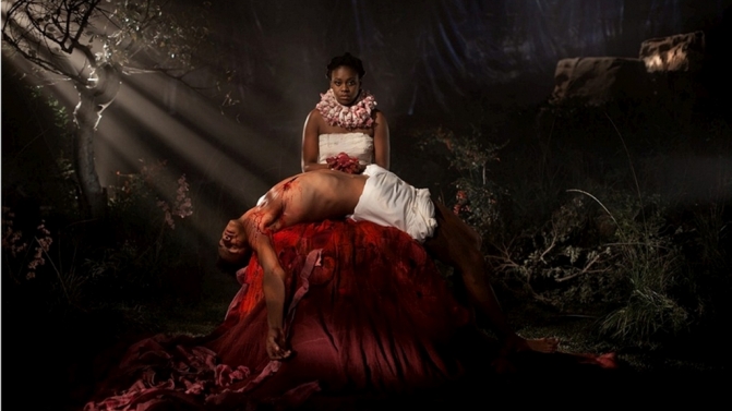 47.SLOWTRACK.Kudzanai Chiurai.Inkjet print.100 x 150 cm