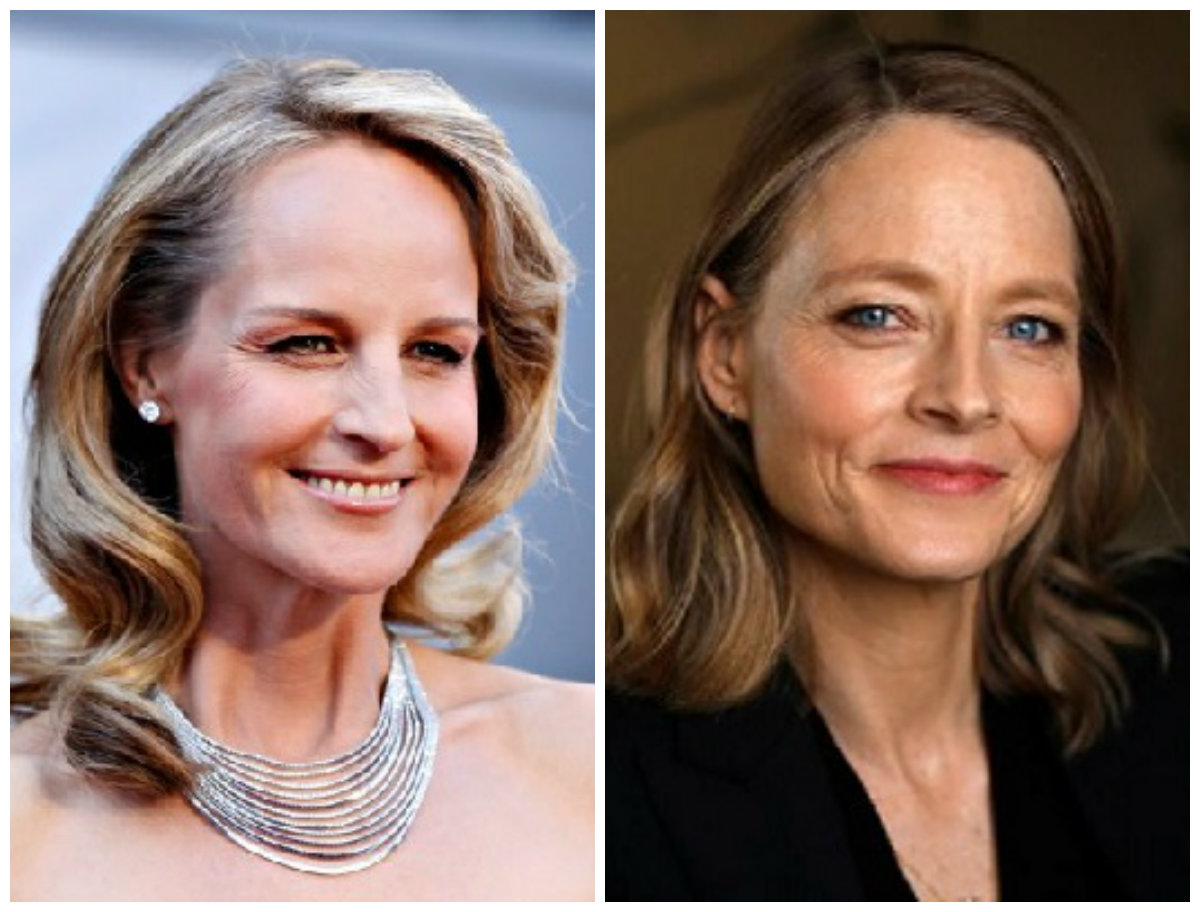 Helen Hunt (à esq.) e Jodie Foster (à dir.)