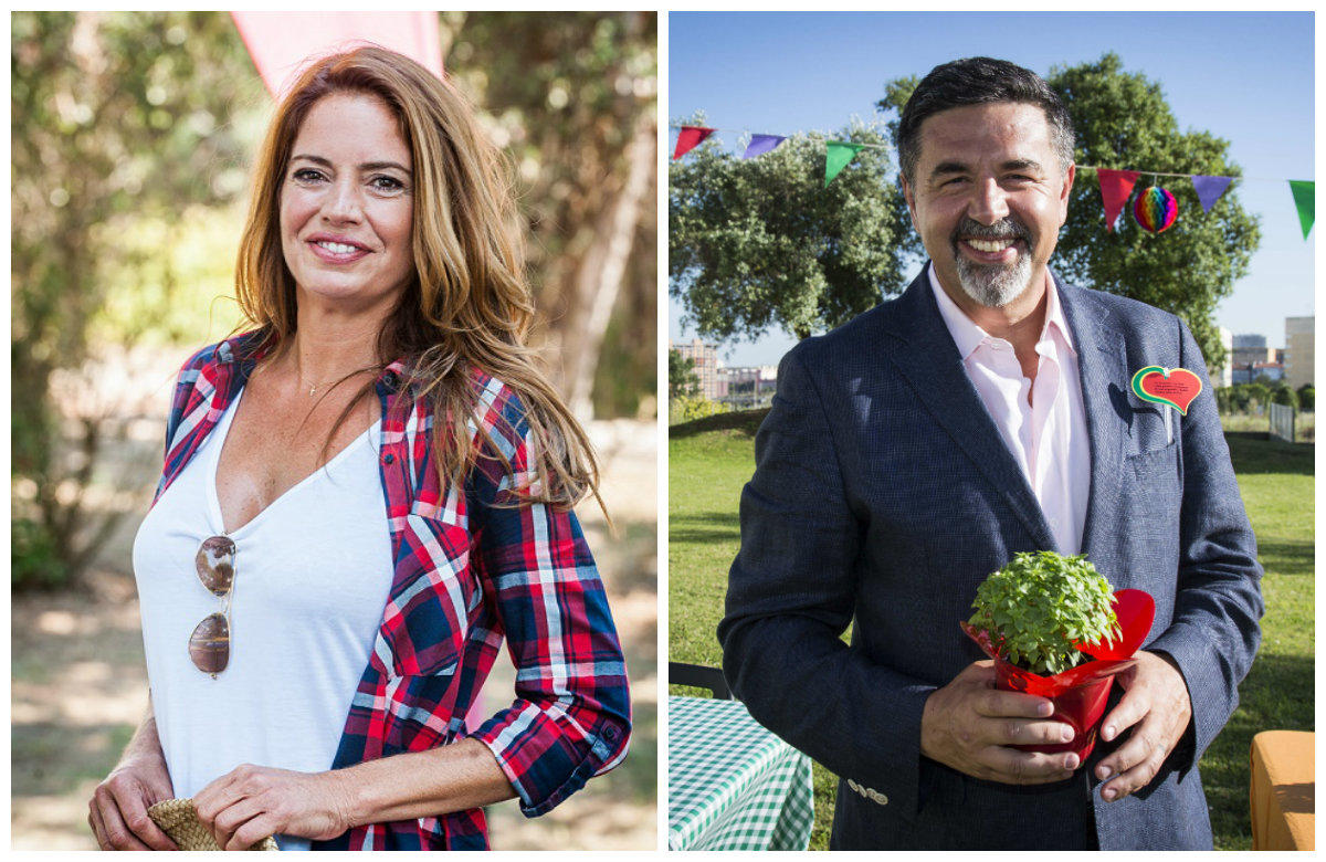 Bárbara Guimarães e José Carlos Malato apoiam a seleção das quinas