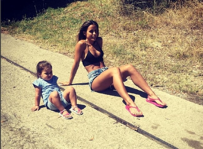 Mãe e filha têm aproveitado da melhor forma os dias de calor