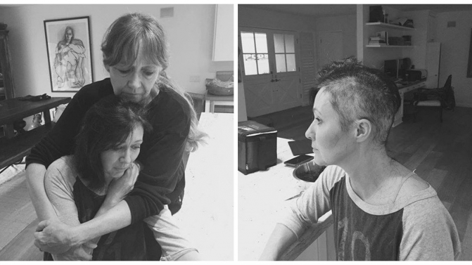 A atriz partilhou o processo nas redes sociais