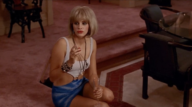 Julia Roberts no papel de Vivian, em "Pretty Woman" (1990)