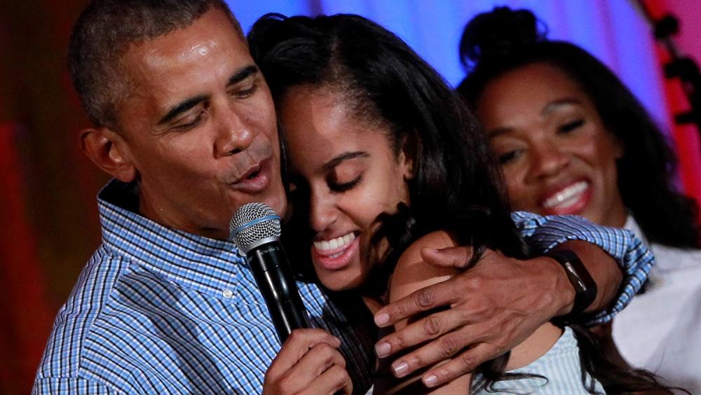 Barack e Malia Obama