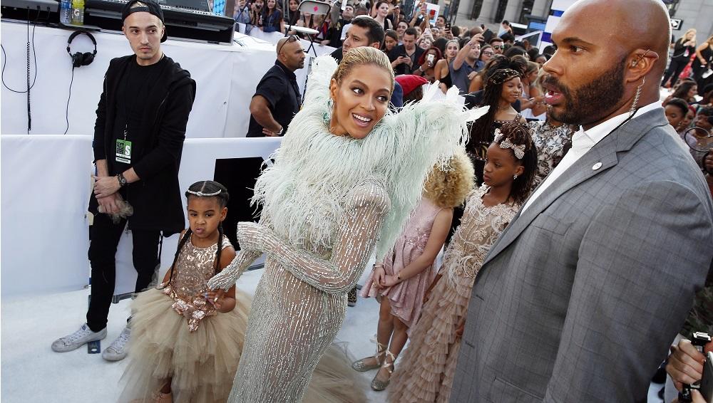 Beyonce arrives at the 2016 MTV Video Music Awards in New York