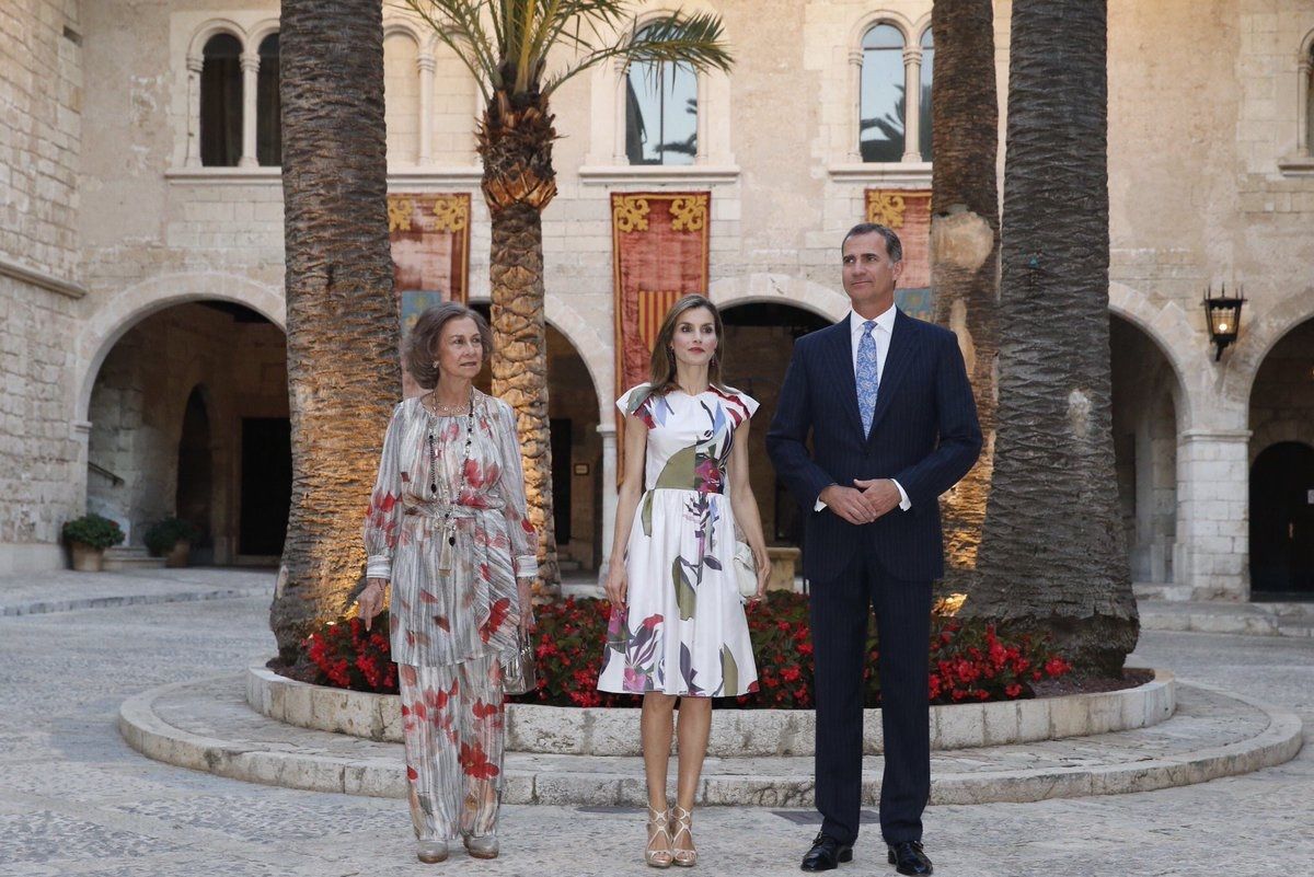 Rainha Sofia, Letizia e Felipe VI