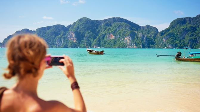 telemóvel férias viagem