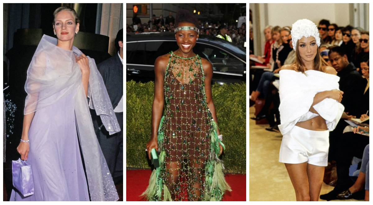 Uma Thurman, Lupita Nyong'o e Carla Bruni