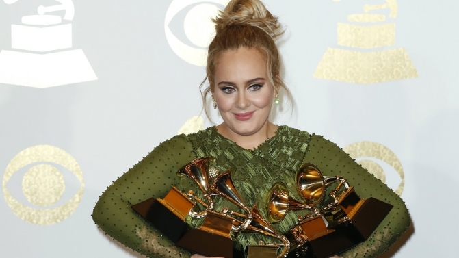 Press Room – 59th Annual Grammy Awards