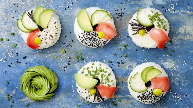Sushi donuts