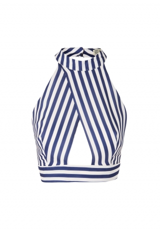 Crop Top com riscas, Topshop, €38