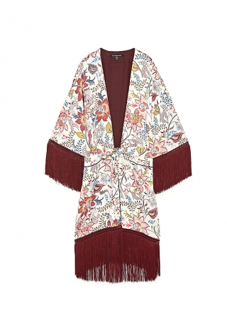 Quimono franjas, Zara, €39,95