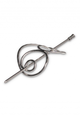 Passador de cabelo prateado com agulha Dayaday, El Corte Inglês, €3,75