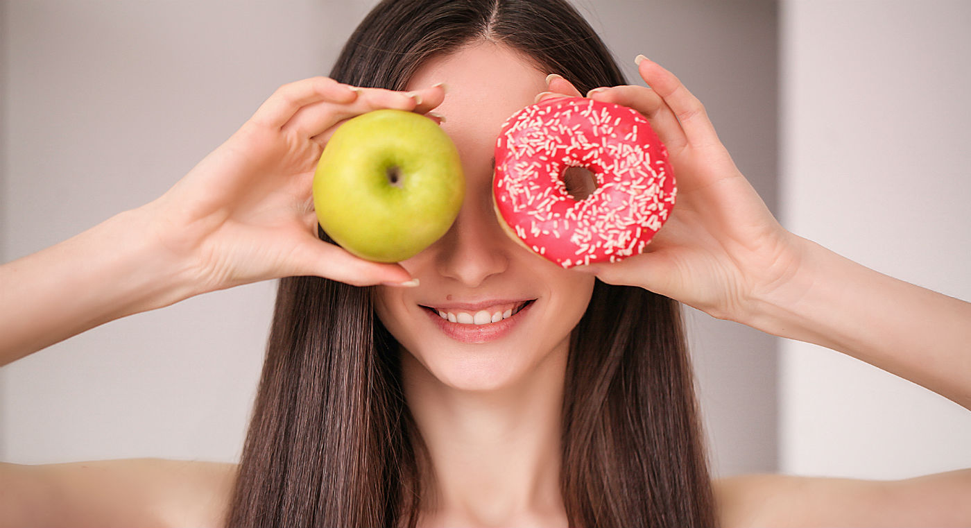 Mulher alimentação