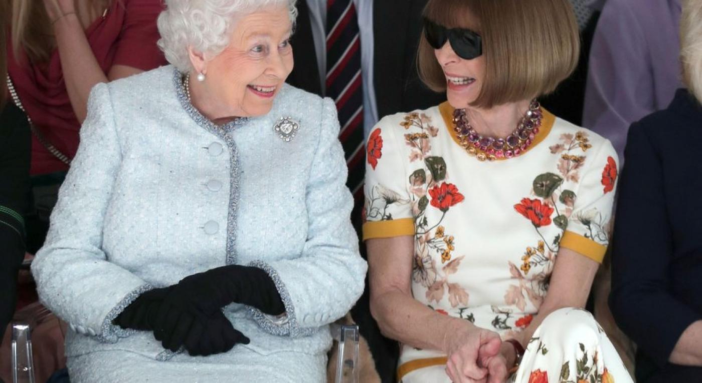 Royal visit to London Fashion Week