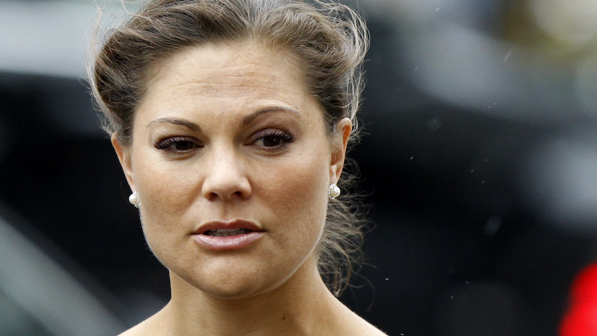 Swedish Crown Princess Victoria arrives to Oslo Cathedral to pay her respect to those killed in last month’s bomb and shooting attack in Oslo