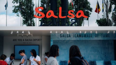 Salsa portuguesa jeans denim ganga JOrdânia expansão