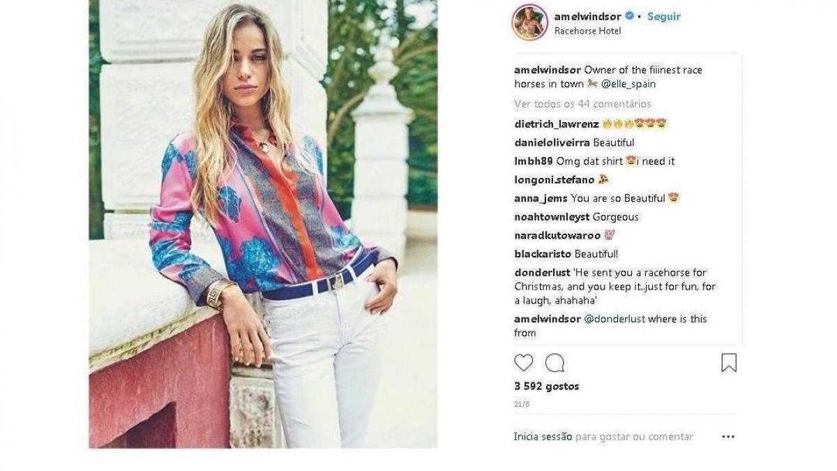 Imagem Instagram amelwindsor