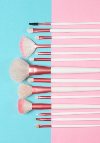 Makeup brushes set