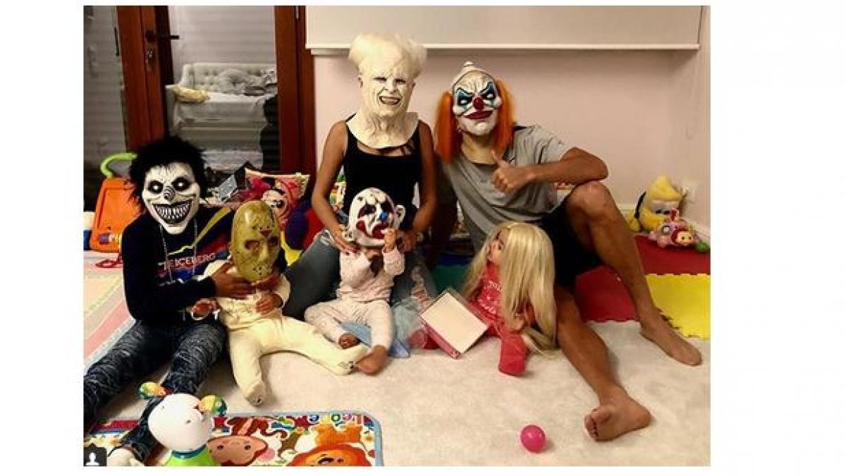 Cristiano Ronaldo e a família