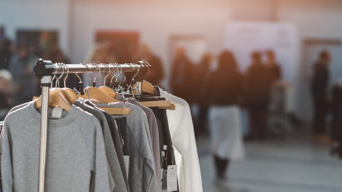 Hanger with new clothes