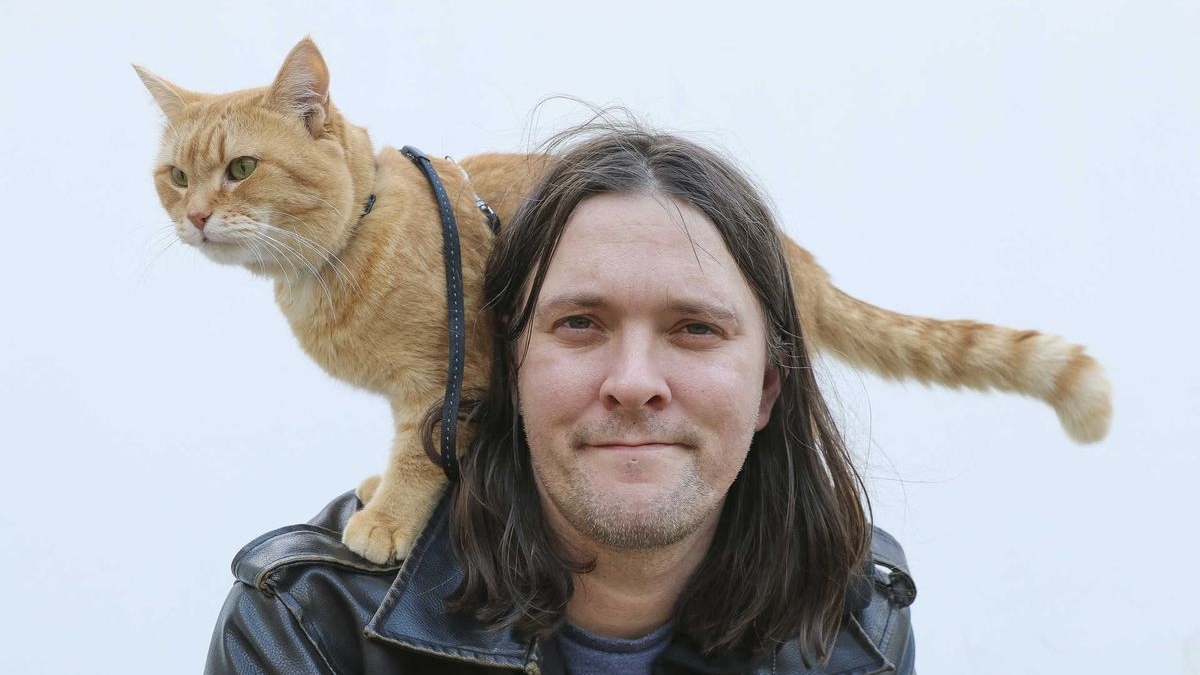 James Bowen e o gato Bob