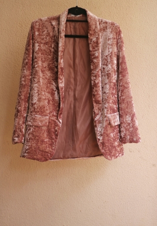 Alice Trewinnard – blaser veludo rosa