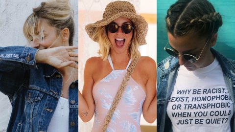 As t-shirts com mensagens e o estilo descontraído de Jessica Athayde