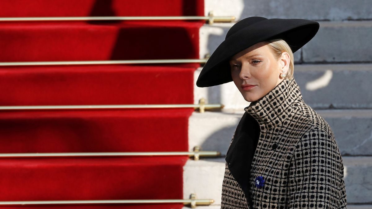 Princess Charlene of Monaco arrives to attend a mass at the cathedral during the celebrations marking Monaco's National Day in Monaco Princess Charlene of Monaco arrives to attend a mass at the cathedral during the celebrations marking Monaco's National Day in Monaco