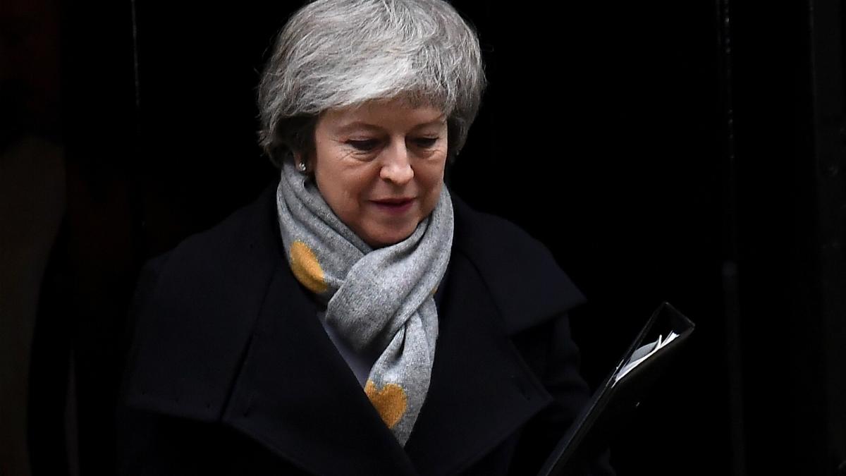 Theresa may Brexit moção