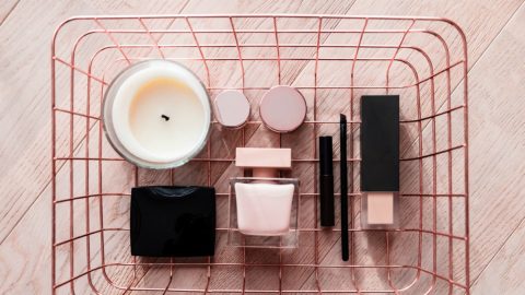 arrumação produtos beleza