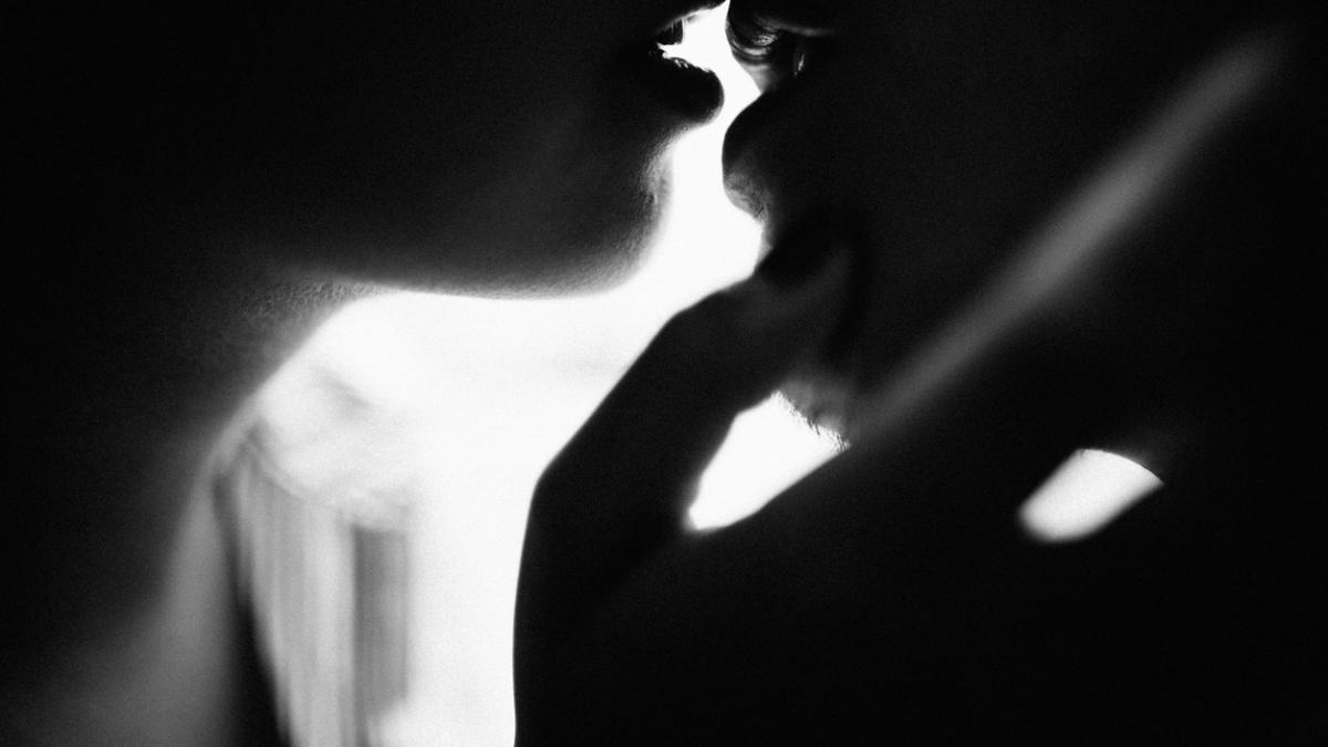 Heterosexual couple resting at home