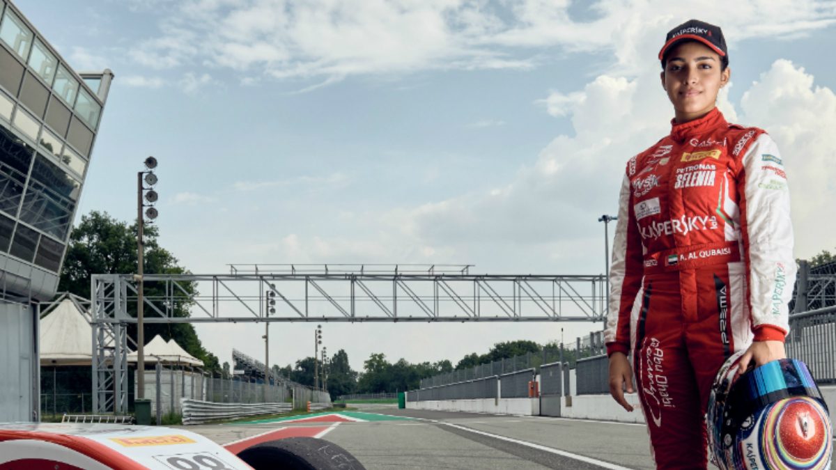 Amna Al Qubaisi piloto Formula E cortada