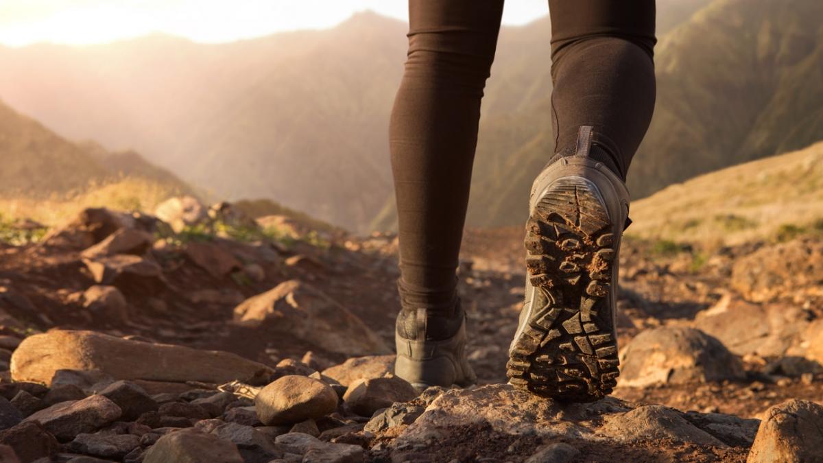 Hiking in the mountains
