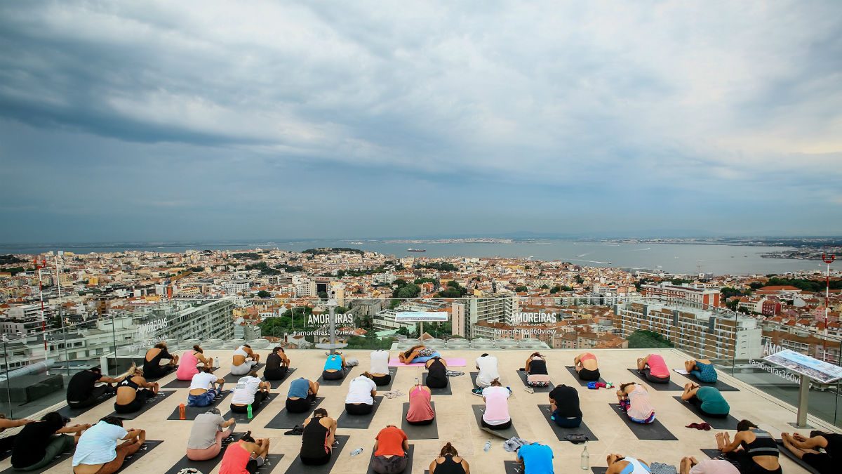 Sessoes de Yoga Miradouro Amoreiras 360