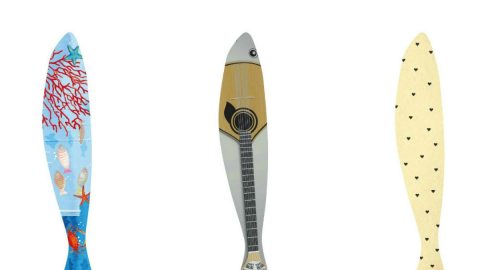 O apelo de Ana Moura, a guitarra de Cuca Roseta e Gisela no Coração. Estas são as três sardinhas das fadistas para a Bordallo [Fotografia: Montagem]