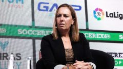 Marzena Bogdanowicz, diretora de marketing da Women’s Football, no Reino Unido Soccerex [Fotografia: Álvaro Isidoro/Global Imagens]