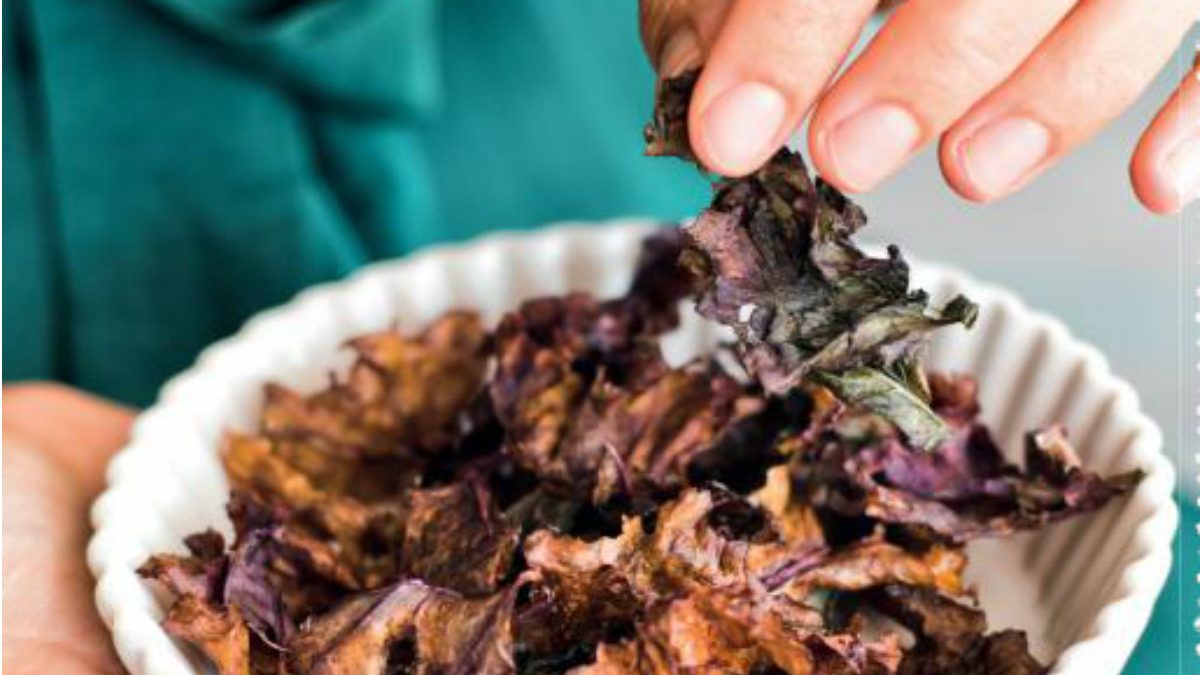 batatas fritas de couve