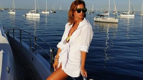 Cristiba Ferreira iate férias luxo Ruben Rua