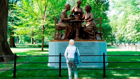 estátuas mulheres reais Central park Nova iorque