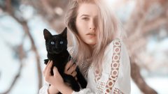 gato preto mulher mulheres perseguição